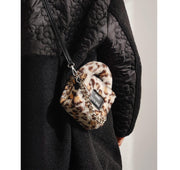 Women's plush teddy mini chain bag, view 14 - MRSLM