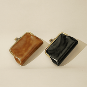 Retro leather mini coin purse - MRSLM