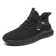 Men's flying woven mesh sports shoes, view 6 - MRSLM