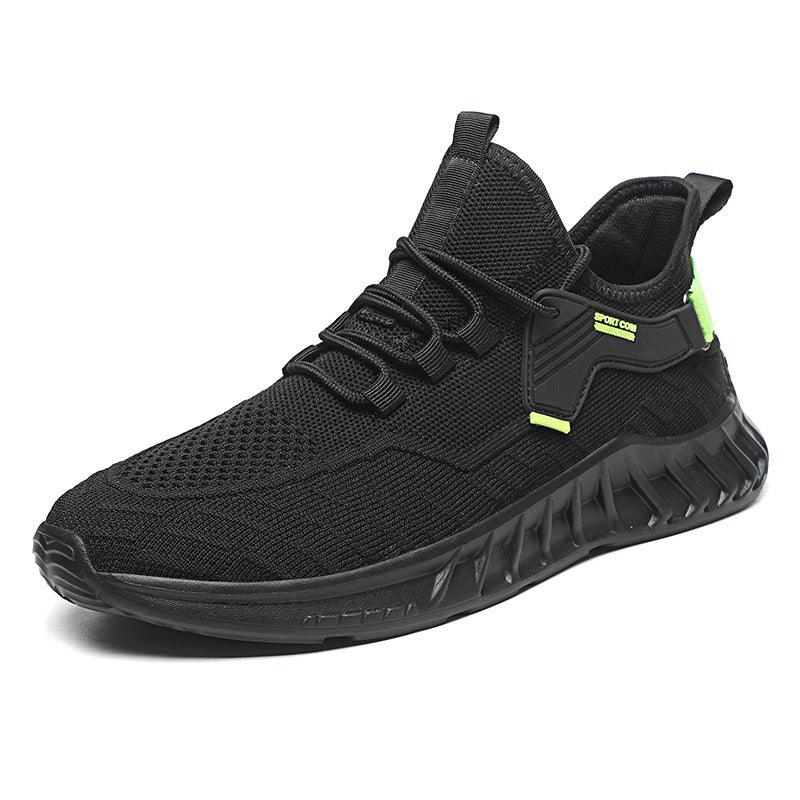 Men's flying woven mesh sports shoes, view 6 - MRSLM