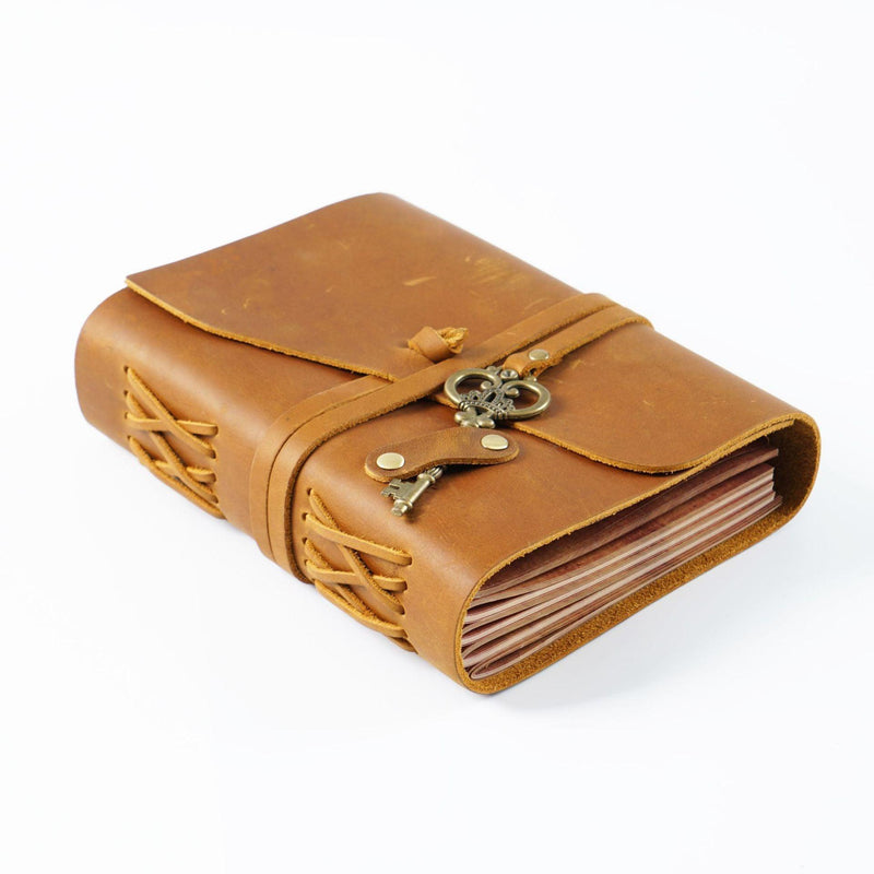 First layer cowhide traveler's notebook, view 2 - MRSLM